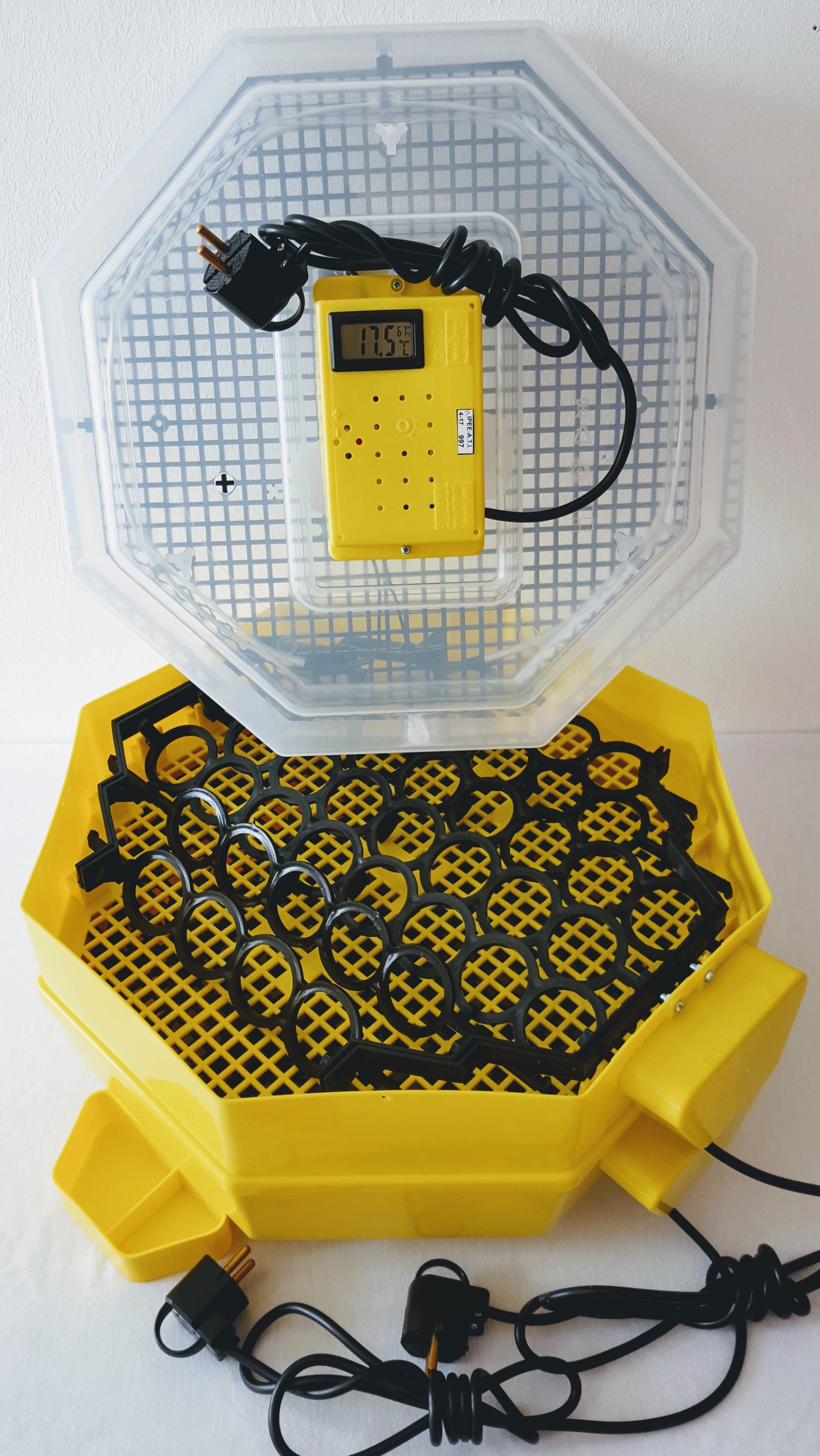 Incubator Cleo 5ETGPAC termohigrometru automat ouă găină