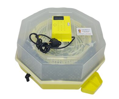 Incubator Cleo 5 cu termometru digital, întoarcere semi-automată ouă de găină & prepeliţă şi cupă exterioară pt. apă