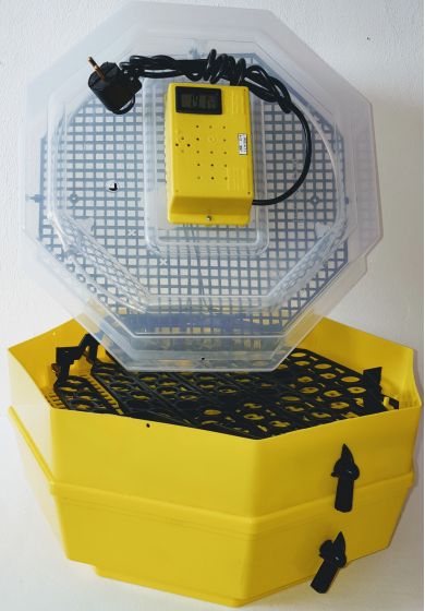 Incubator Cleo 5 cu etaj, termometru digital şi întoarcere semi-automată ouă de prepeliţă